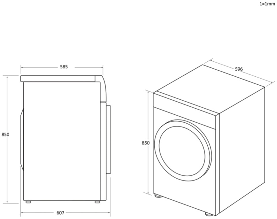 Sèche linge Condensation CANDY , Smart Pro, WiFi, 9kg, Blanc - CSOEH9A2DE-S