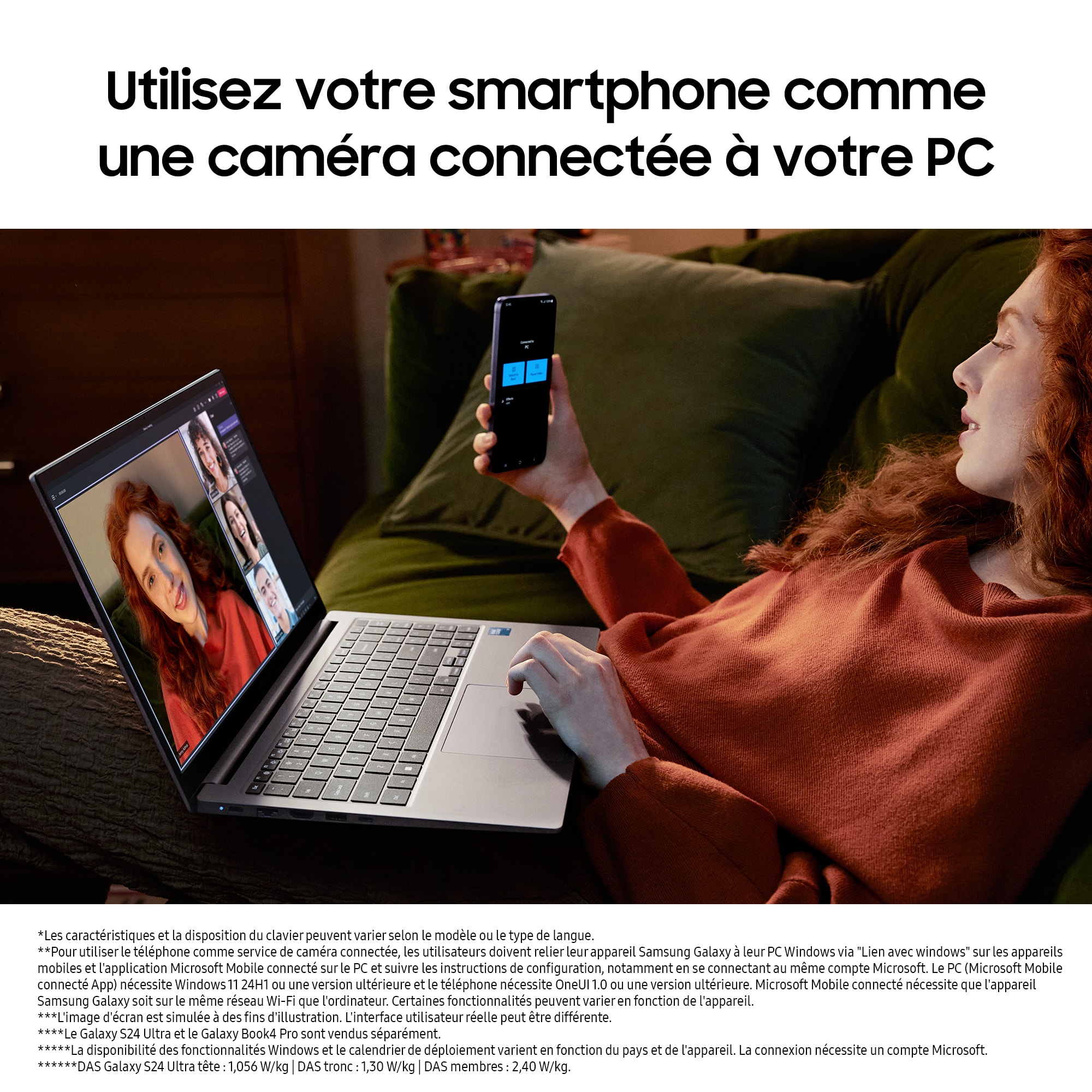 PC portable 15 pouces SAMSUNG 15.6" Intel Core 7 150U 16Go RAM 512Go SSD - NP750XGK-KB1FR PC portable 15 pouces SAMSUNG 15.6" Intel Core 7 150U 16Go RAM 512Go SSD - NP750XGK-KB1FR
