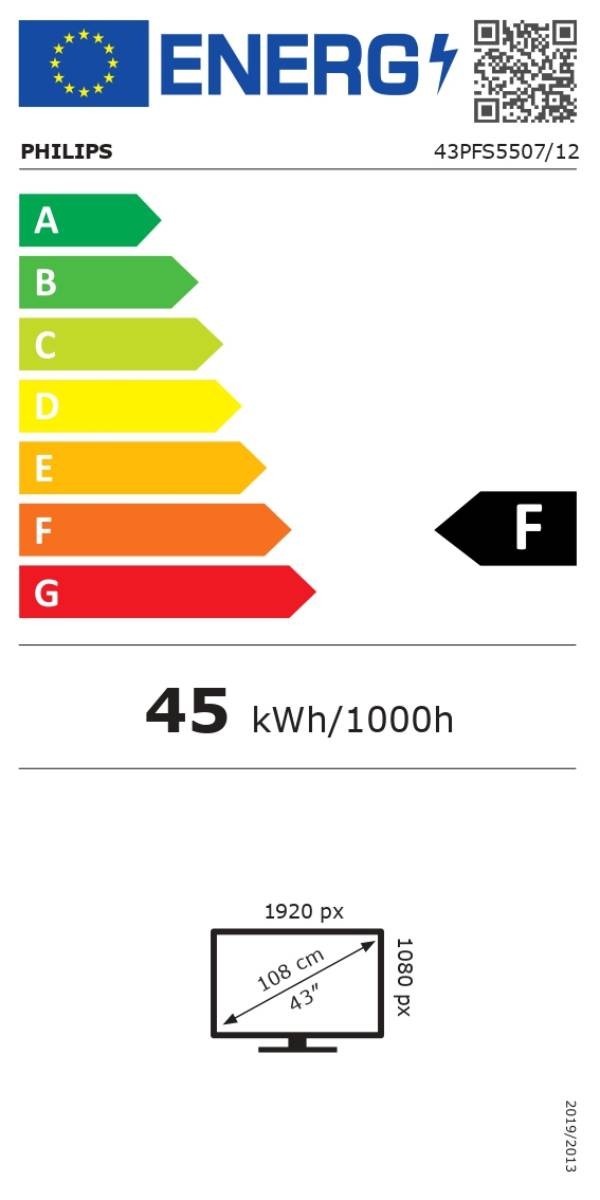 TV LED Full HD 108 cm PHILIPS Series 5500, 43" - 43PFS5507 TV LED Full HD 108 cm PHILIPS Series 5500, 43" - 43PFS5507