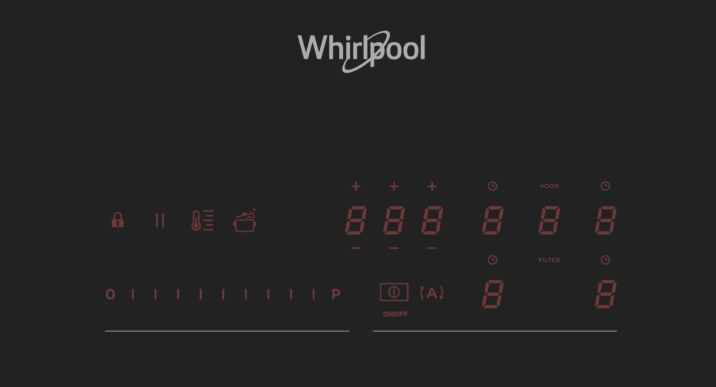 Plaque induction WHIRLPOOL 4 Foyers 83 cm Noir - WVH92KFKIT/1 Plaque induction WHIRLPOOL 4 Foyers 83 cm Noir - WVH92KFKIT/1