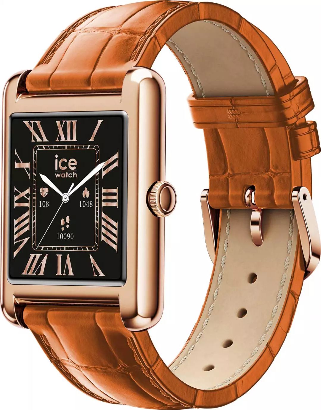 Montre connectée ICE WATCH Ice Smart Tks 2.0 32mm Bluetooth Marron - SMARTTK2ROSEGCOCROCO