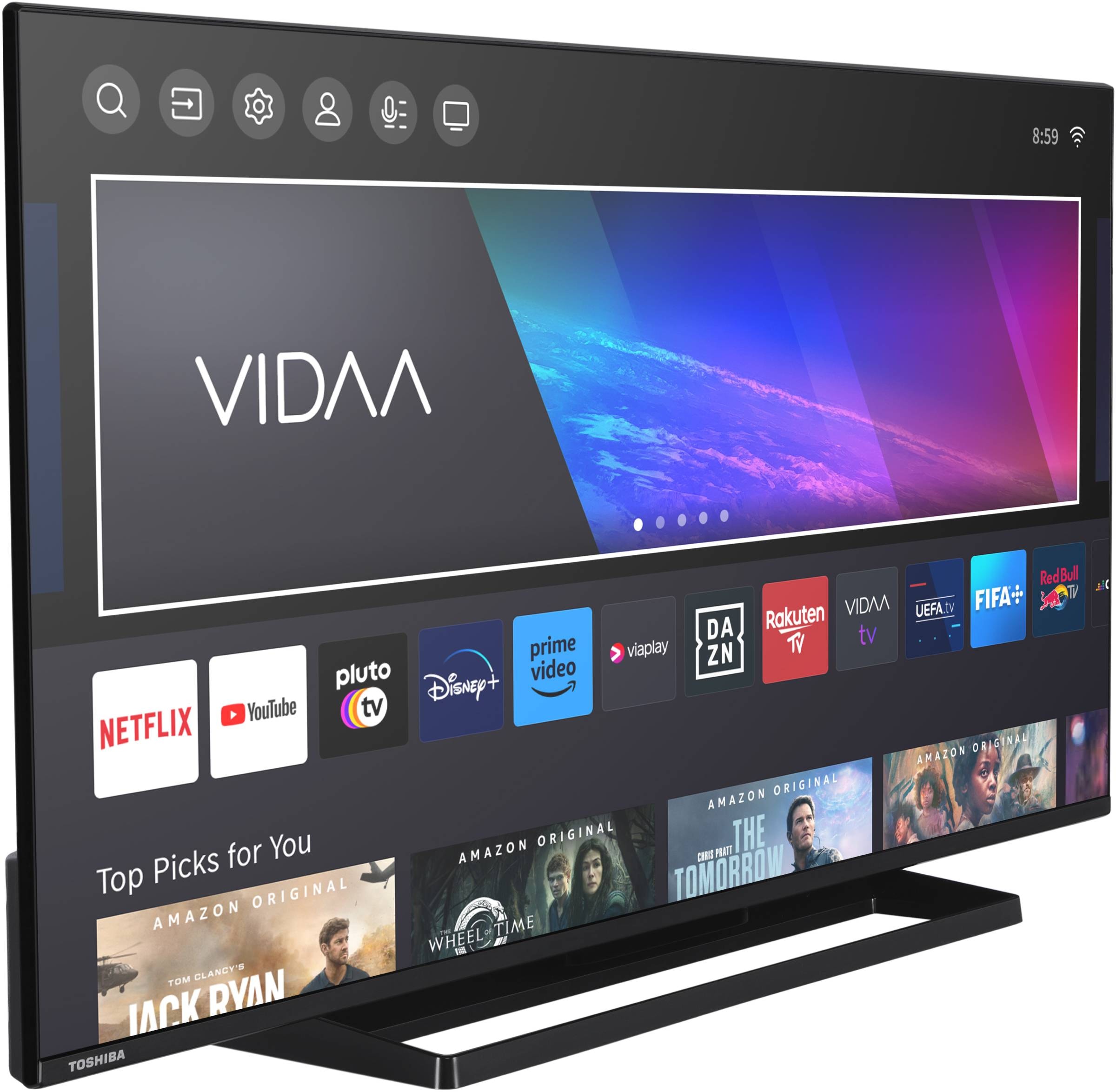 TV QLED 4K 108 cm TOSHIBA - 43QV3363DG TV QLED 4K 108 cm TOSHIBA - 43QV3363DG