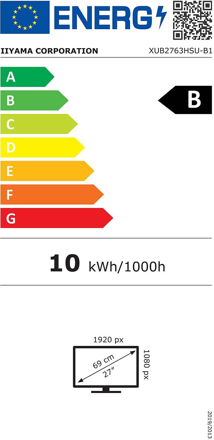 IIYAMA Ecran 27 pouces  - XUB2763HSU-B1