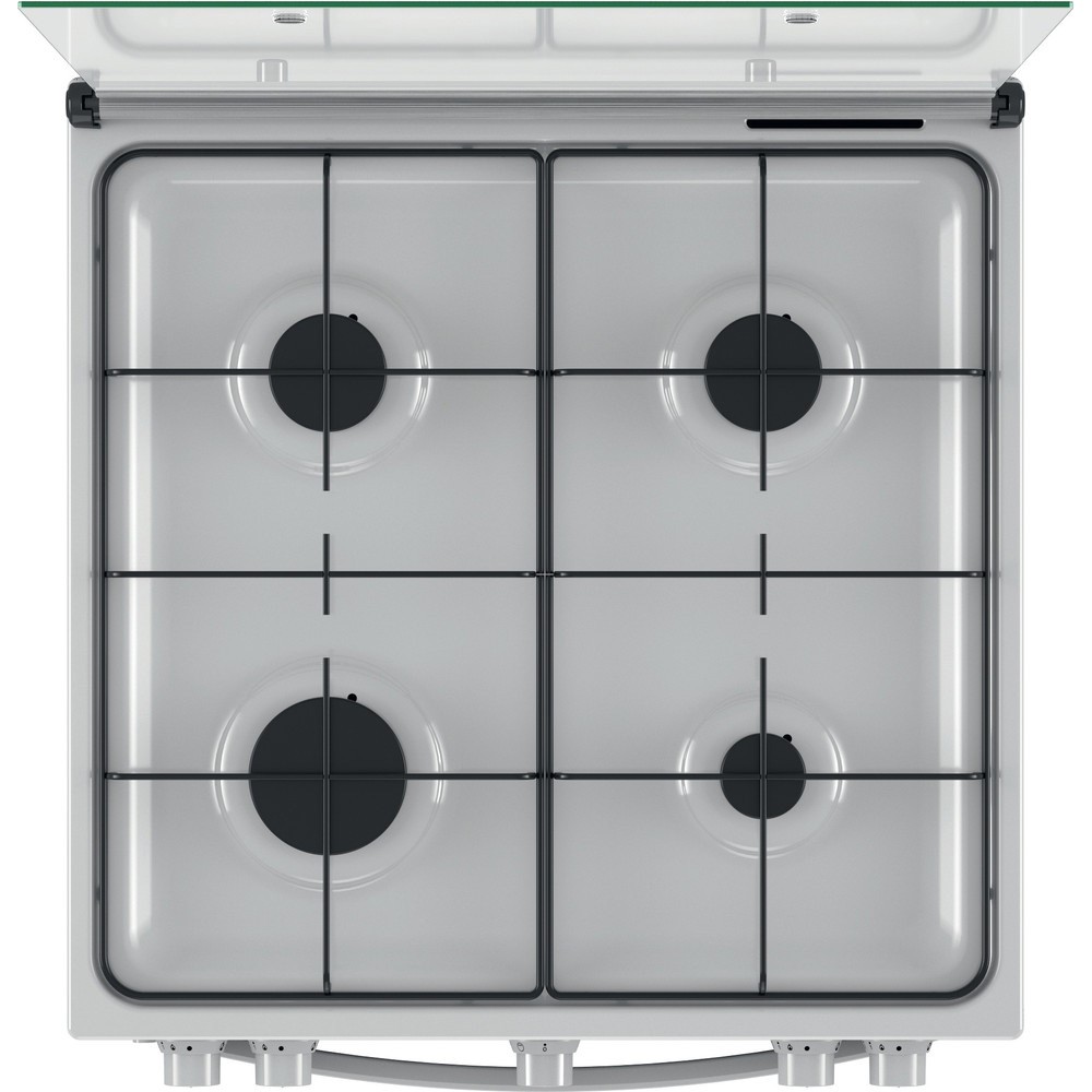 Cuisiniere gaz INDESIT 4 Feux + four Gaz Blanc - IS67G1KMW/E Cuisiniere gaz INDESIT 4 Feux + four Gaz Blanc - IS67G1KMW/E