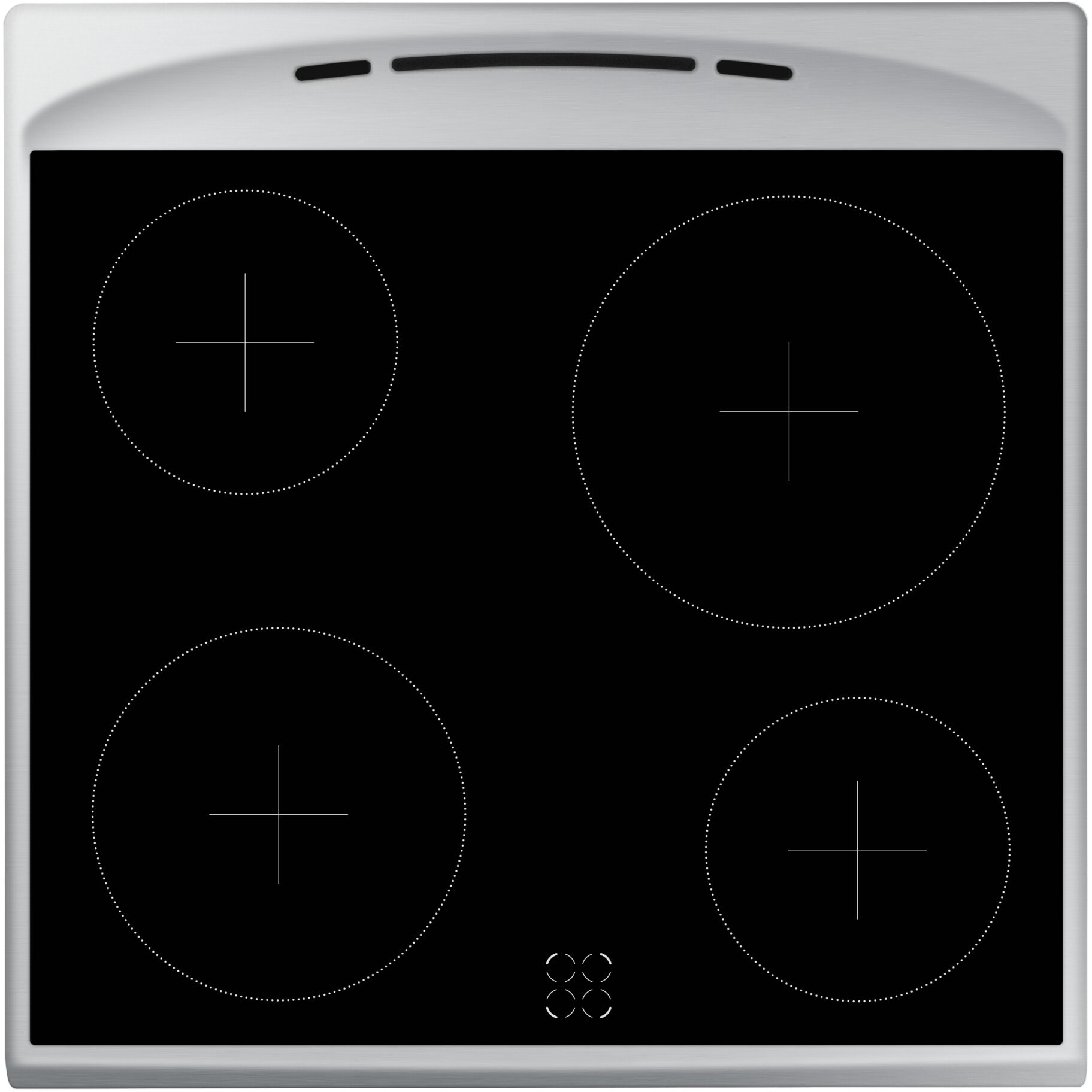 Cuisiniere vitroceramique FAGOR 4 Foyers, four multifonction, 62L, Inox - FACV3004S Cuisiniere vitroceramique FAGOR 4 Foyers, four multifonction, 62L, Inox - FACV3004S