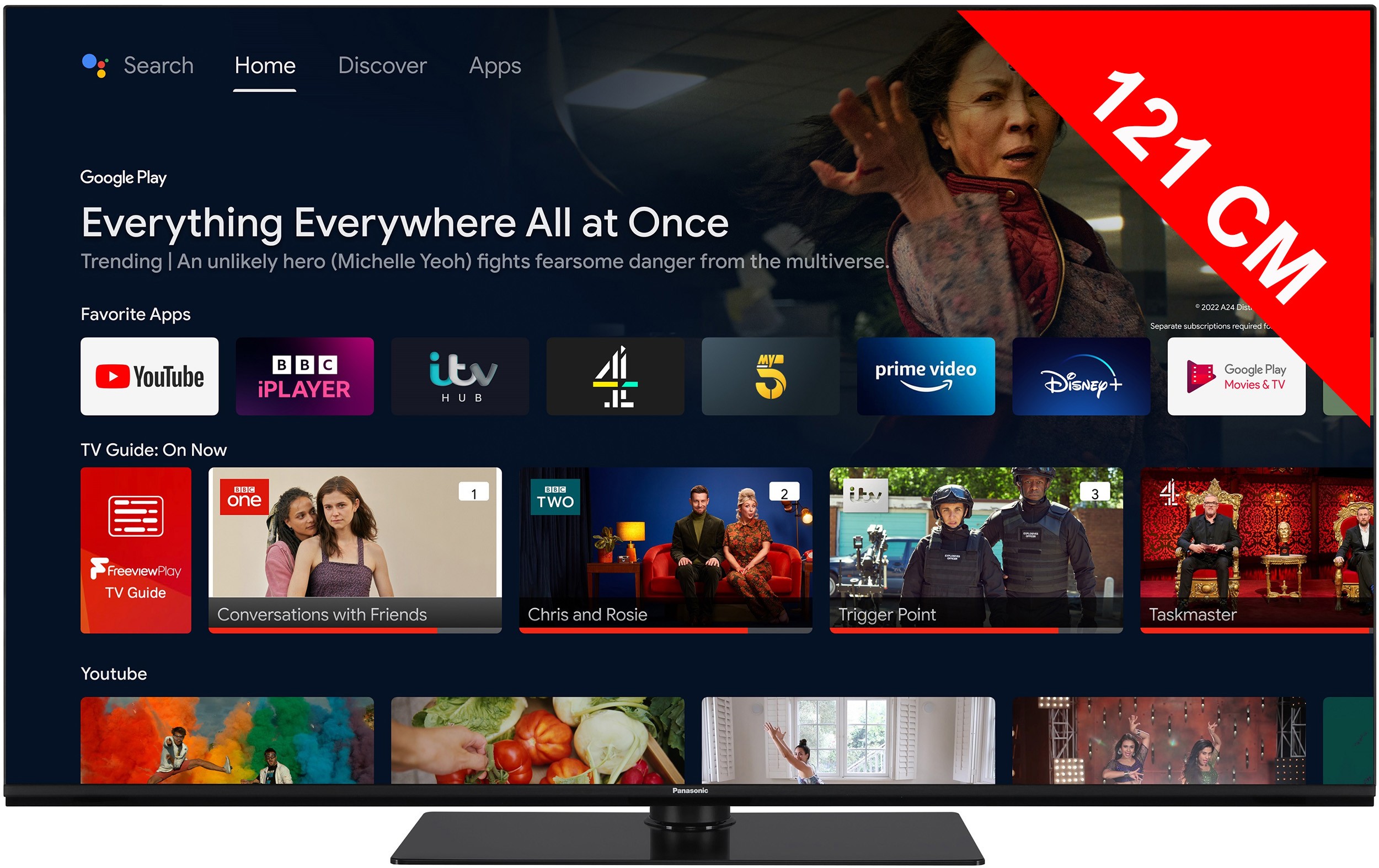 TV OLED 4K 121 cm PANASONIC 100 Hz Smart TV 48" - TX-48MZ800E TV OLED 4K 121 cm PANASONIC 100 Hz Smart TV 48" - TX-48MZ800E