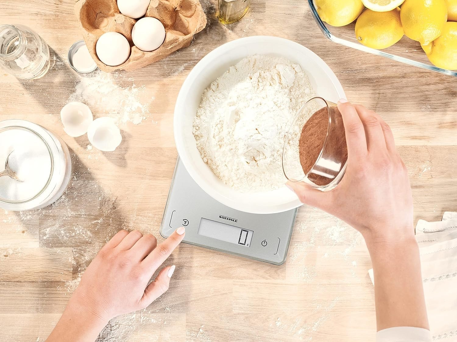 Balance de cuisine SOEHNLE 10kg Verre Tare - 61504