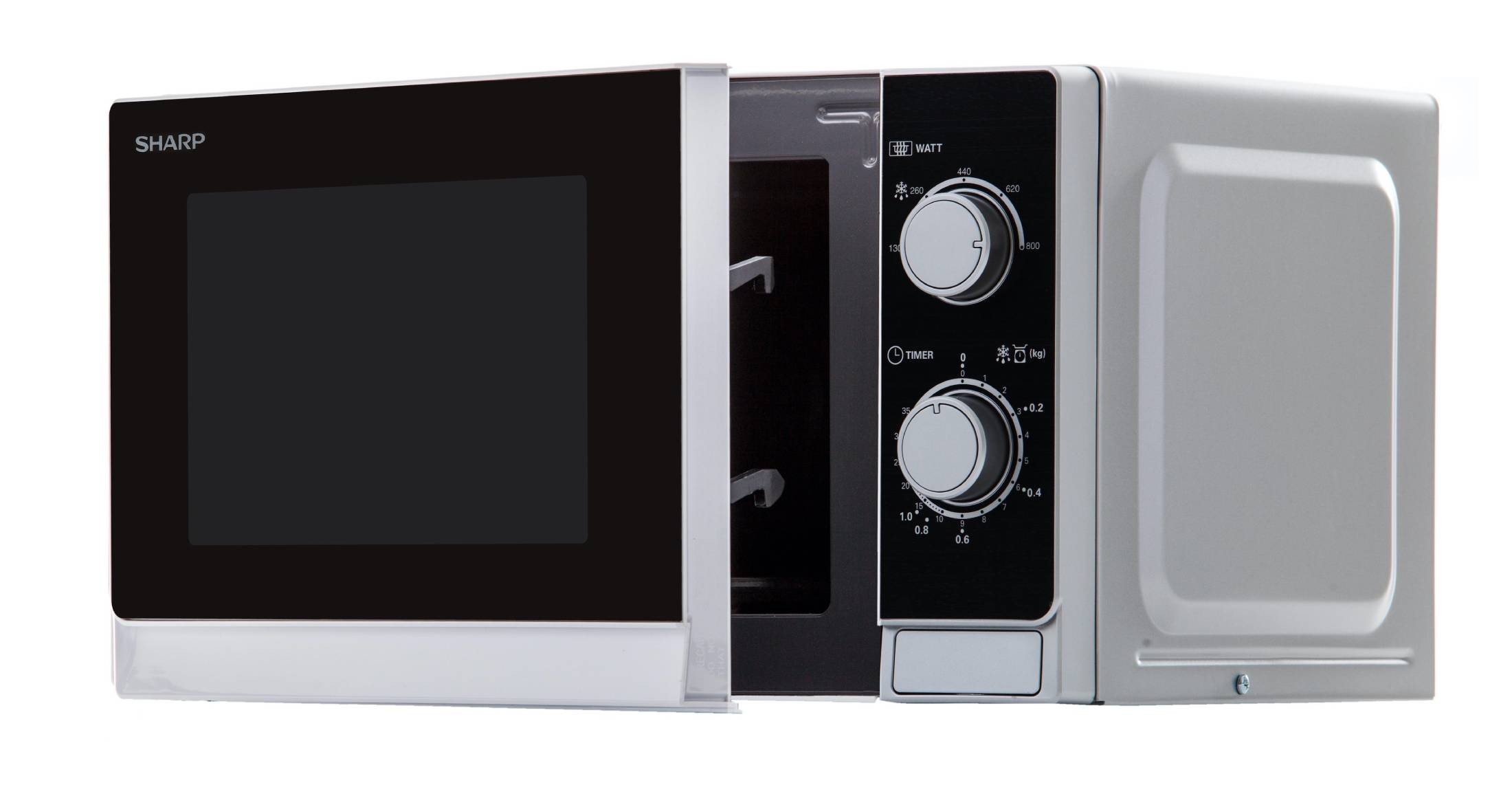Micro ondes SHARP 20L 800W Gris - R200INW