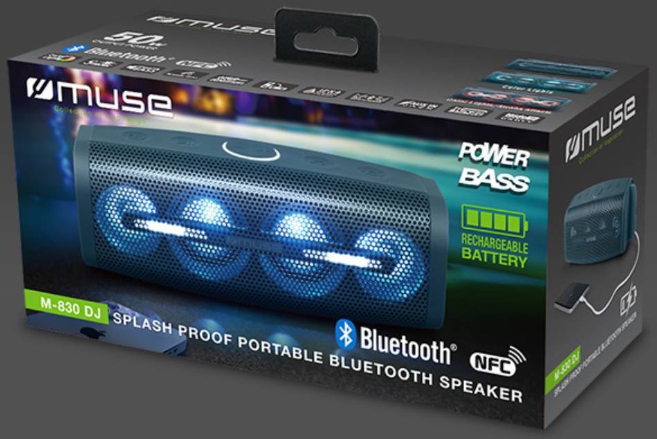 Enceinte bluetooth MUSE  - M-830DJ