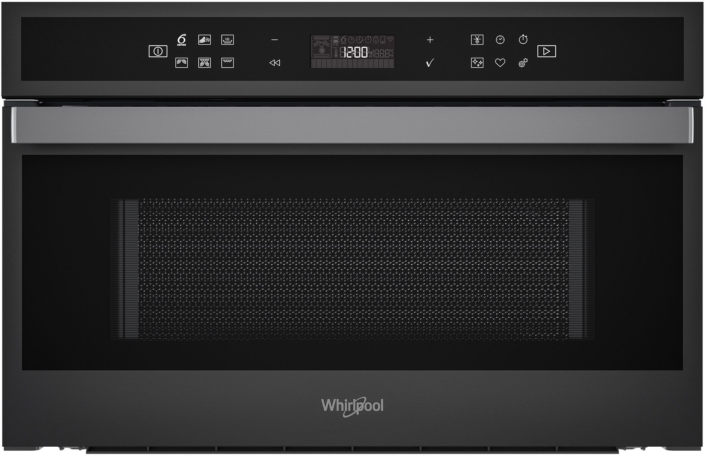 Micro ondes Grill Encastrable WHIRLPOOL Crisp 1000W 31L Noir  W6MD440BSS