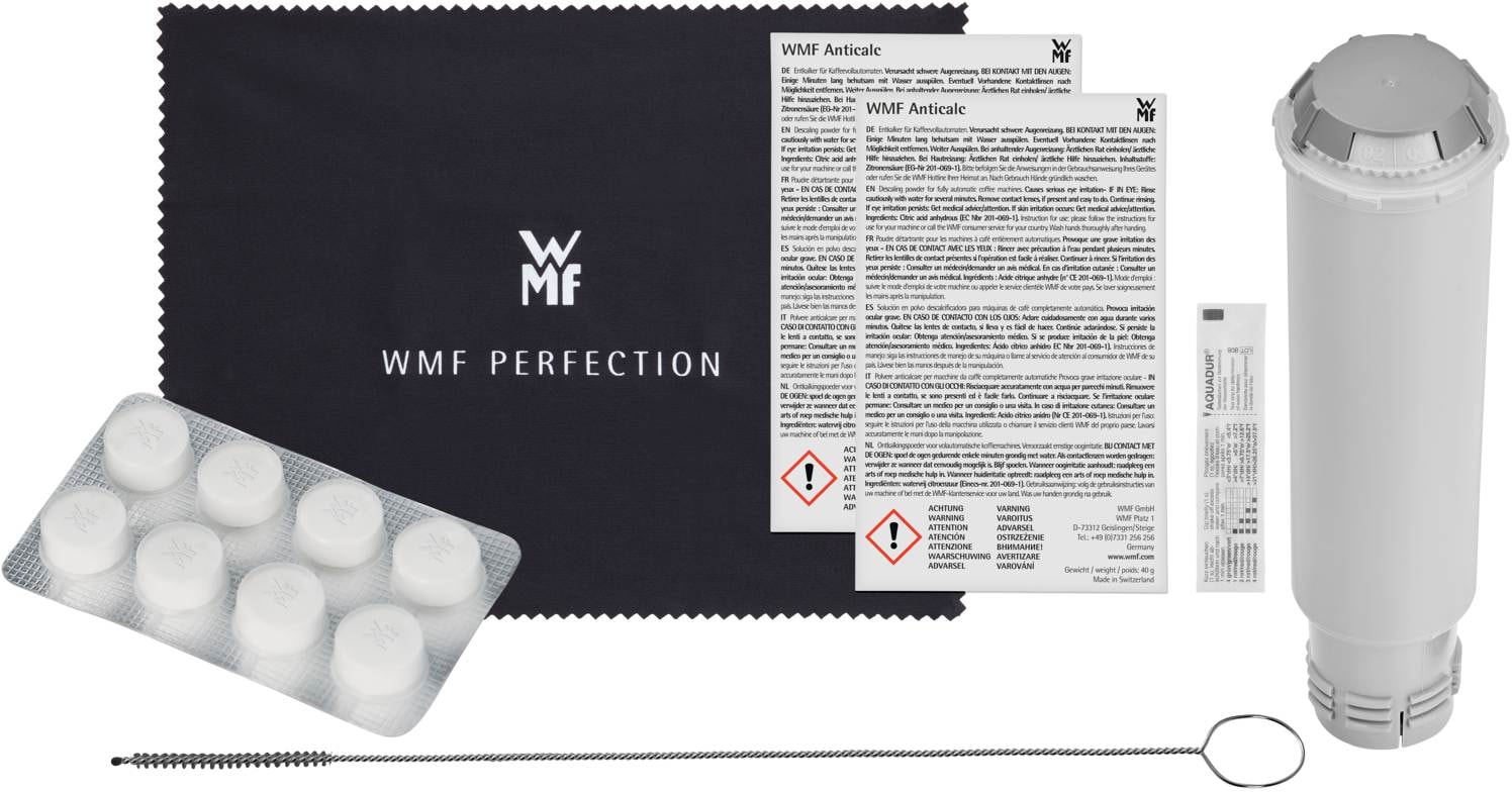 Kit entretien WMF Cartouche 8 Pastilles 2 Sachets Brosse Lingette XW135000