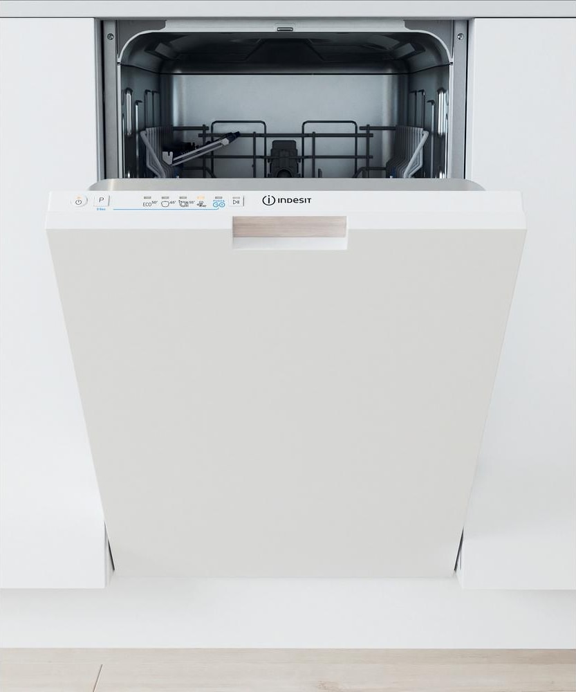 Lave vaisselle tout integrable 45 cm INDESIT Moteur Inverter 10 couverts 47dB IN2IKE107