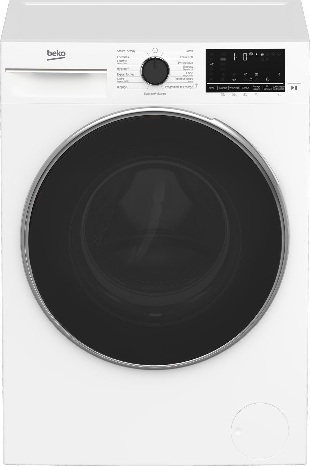 Lave linge Frontal BEKO 9kg 1400trs/min Blanc B7WFU39411WDOS