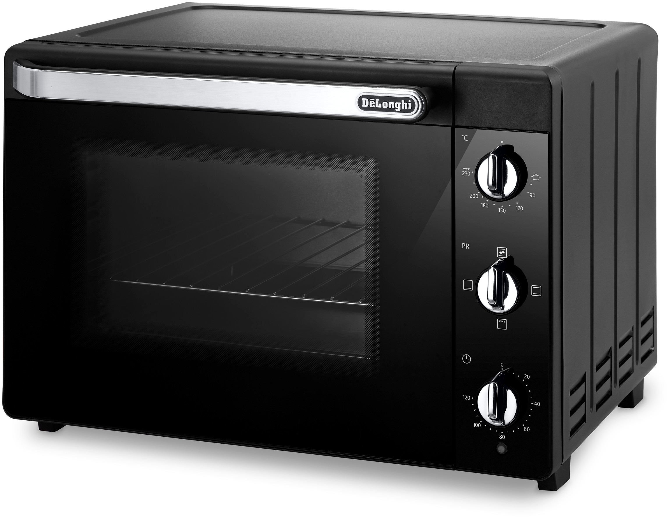 Mini four DELONGHI Chaleur tournante 2000W 40L Noir - EO40112BK