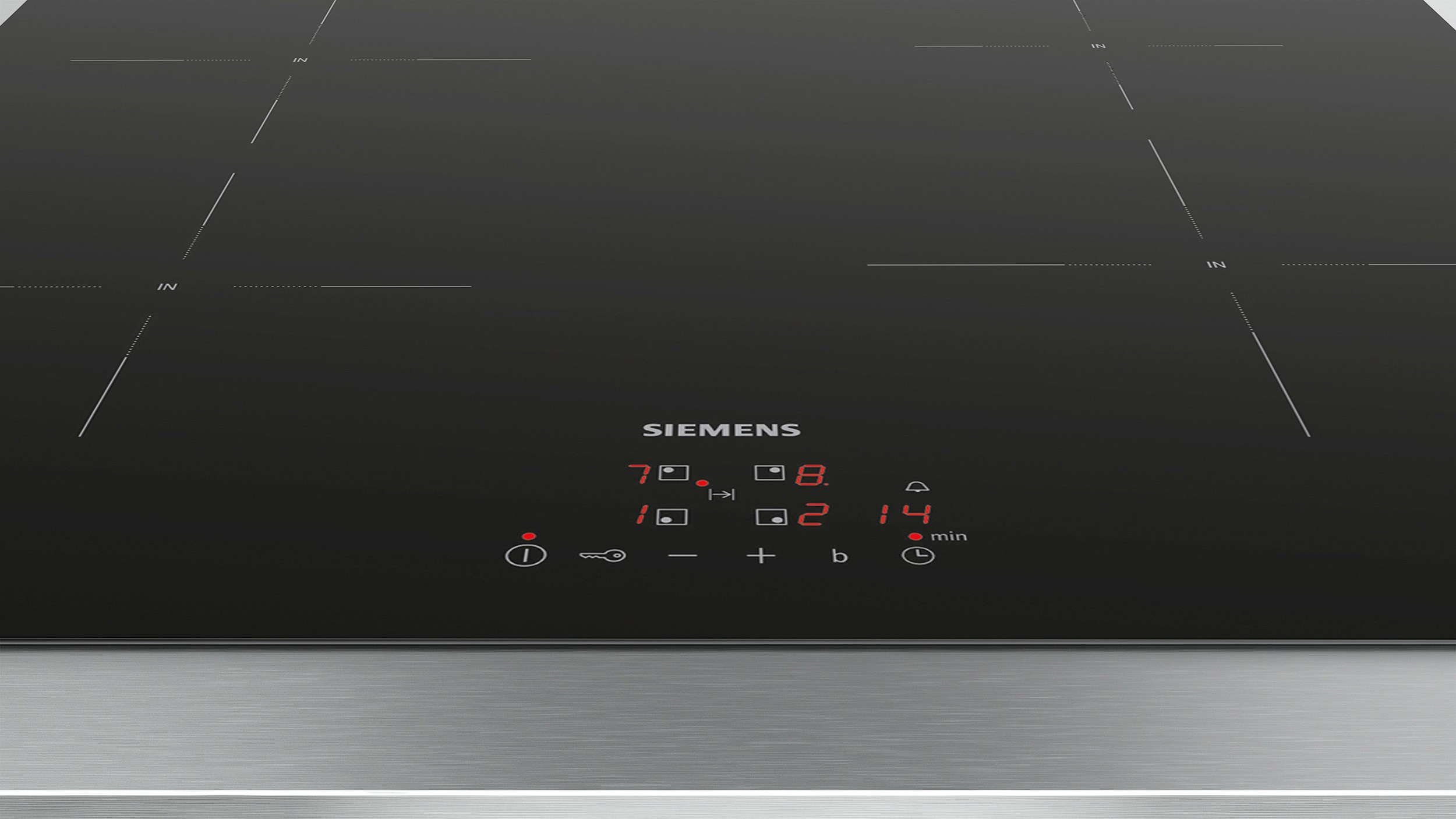 Plaque induction SIEMENS iQ100 4 Foyers 60cm 4600W Noir - EU611BEB5E Plaque induction SIEMENS iQ100 4 Foyers 60cm 4600W Noir - EU611BEB5E