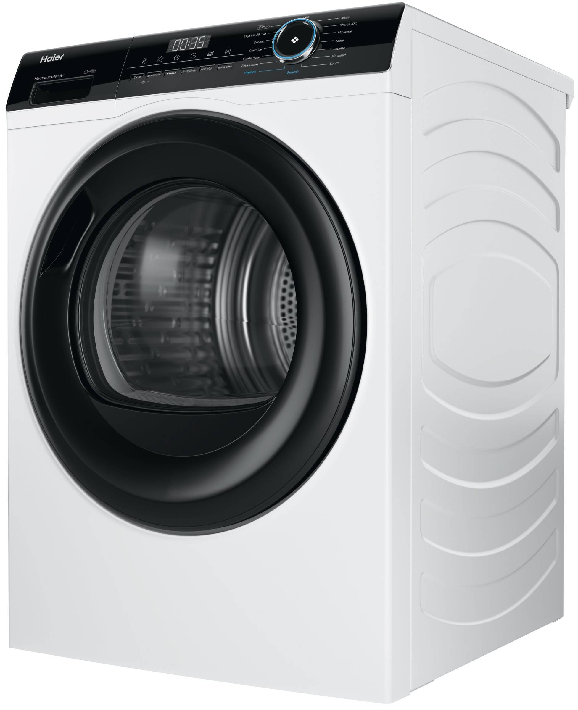 Sèche-linge pompe à chaleur HAIER 10kg Blanc - HD100-A2939-FR