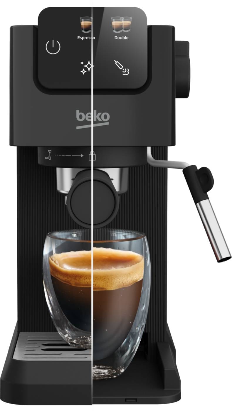 Expresso BEKO manuelle avec écran tactile Noir - CEP5302B Expresso BEKO manuelle avec écran tactile Noir - CEP5302B