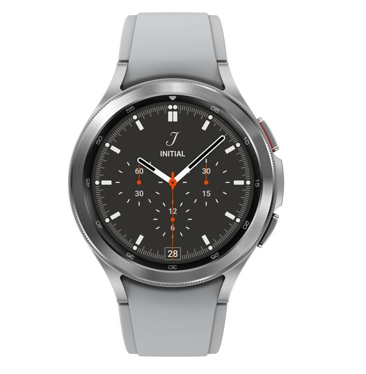 SAMSUNG Montre connectée Galaxy Watch4 Classic 46mm Argent 4G  SM-R895FZSAXEF
