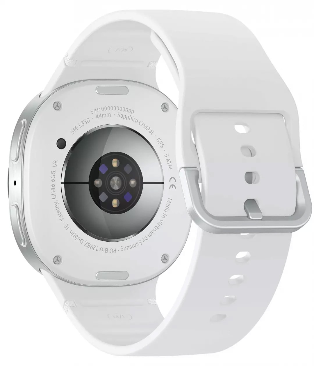 Montre connectée GPS SAMSUNG Galaxy Watch8 44mm Blanc - GALAXY-W8-44BT-BLC