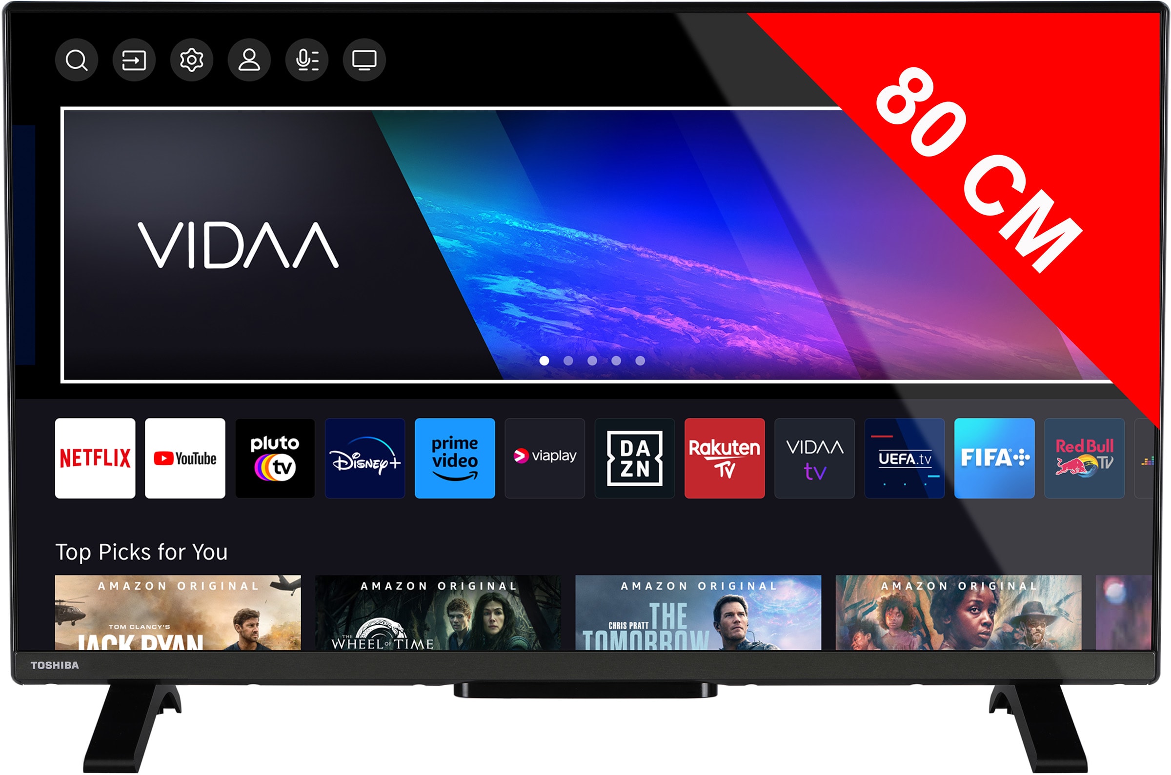 TV LED 80 cm TOSHIBA  32WV2E63DG