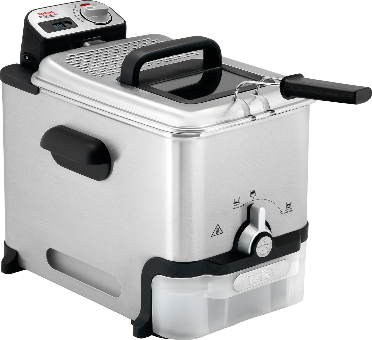Friteuse TEFAL 3.5L 2300W Inox FR804110
