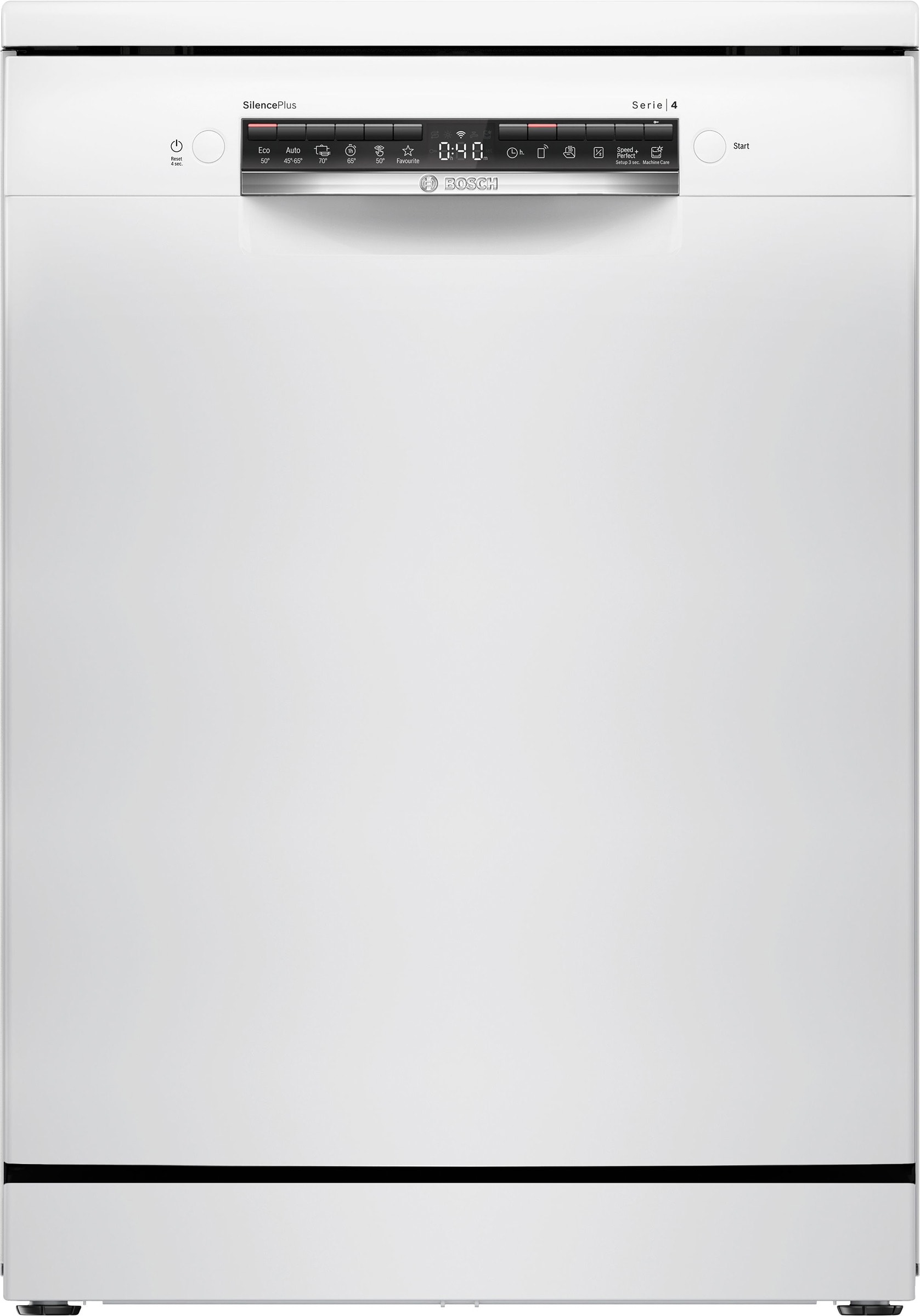 Lave vaisselle 60 cm BOSCH Série 4, 14 couverts, Blanc SMS4EMW01F