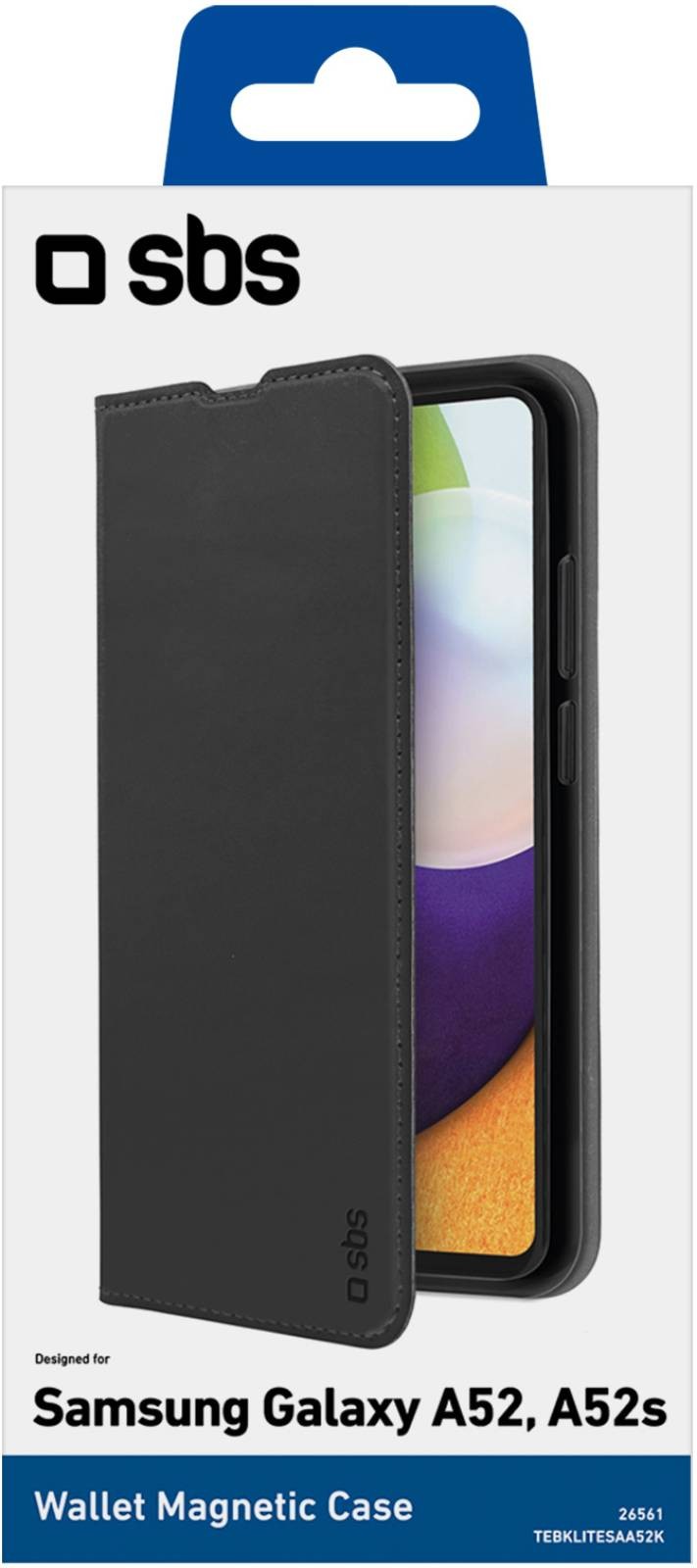 SBS Etui de protection Wallet Lite pour Samsung Galaxy A52/A52s - ETUI-GALAXYA52/A52S