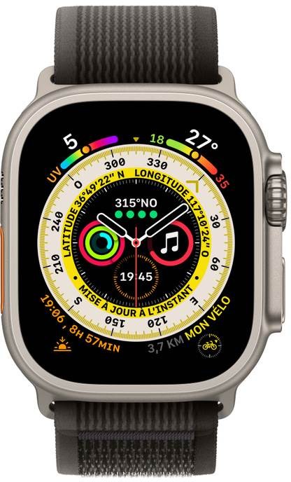APPLE Montre connectée Apple Watch Ultra GPS + Cellular 49mm - WATCHULTRA-MQFX3NF