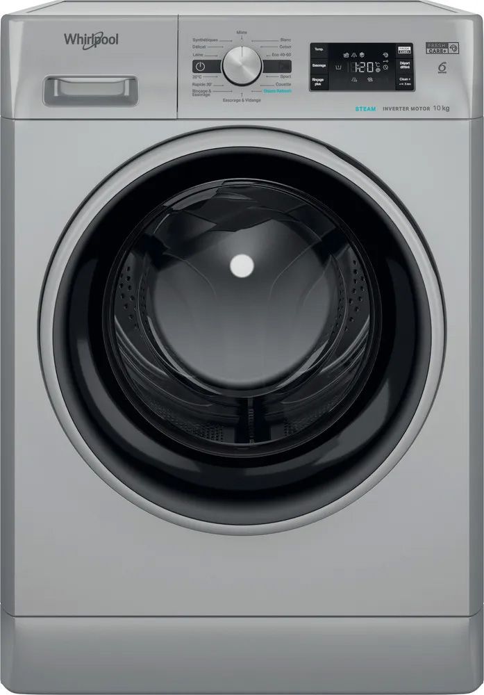 Lave linge Frontal WHIRLPOOL 10kg 1400trs/min Gris FFBP10489SBSVFR