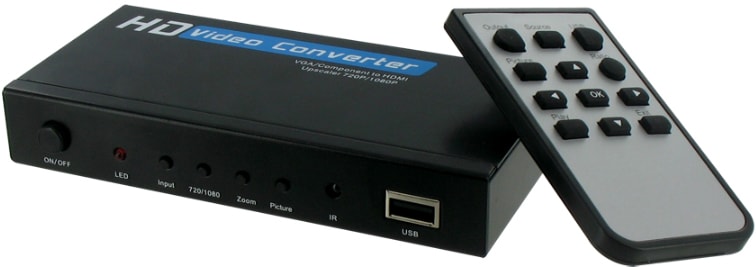 Convertisseur vidéo CONNECT RESEARCH VGA YUV vers HDMI 1080p CNV1143