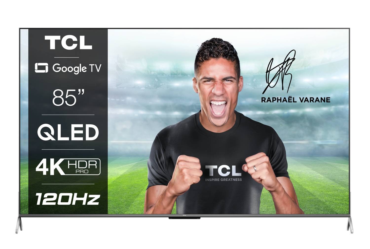 TCL TV QLED 4K 215 cm 120Hz HDR10+ Dolby Atmos 85" - 85C731