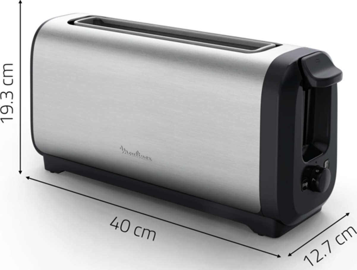 Grille pain MOULINEX 1 fente 1430W Inox - LS5S0DE0