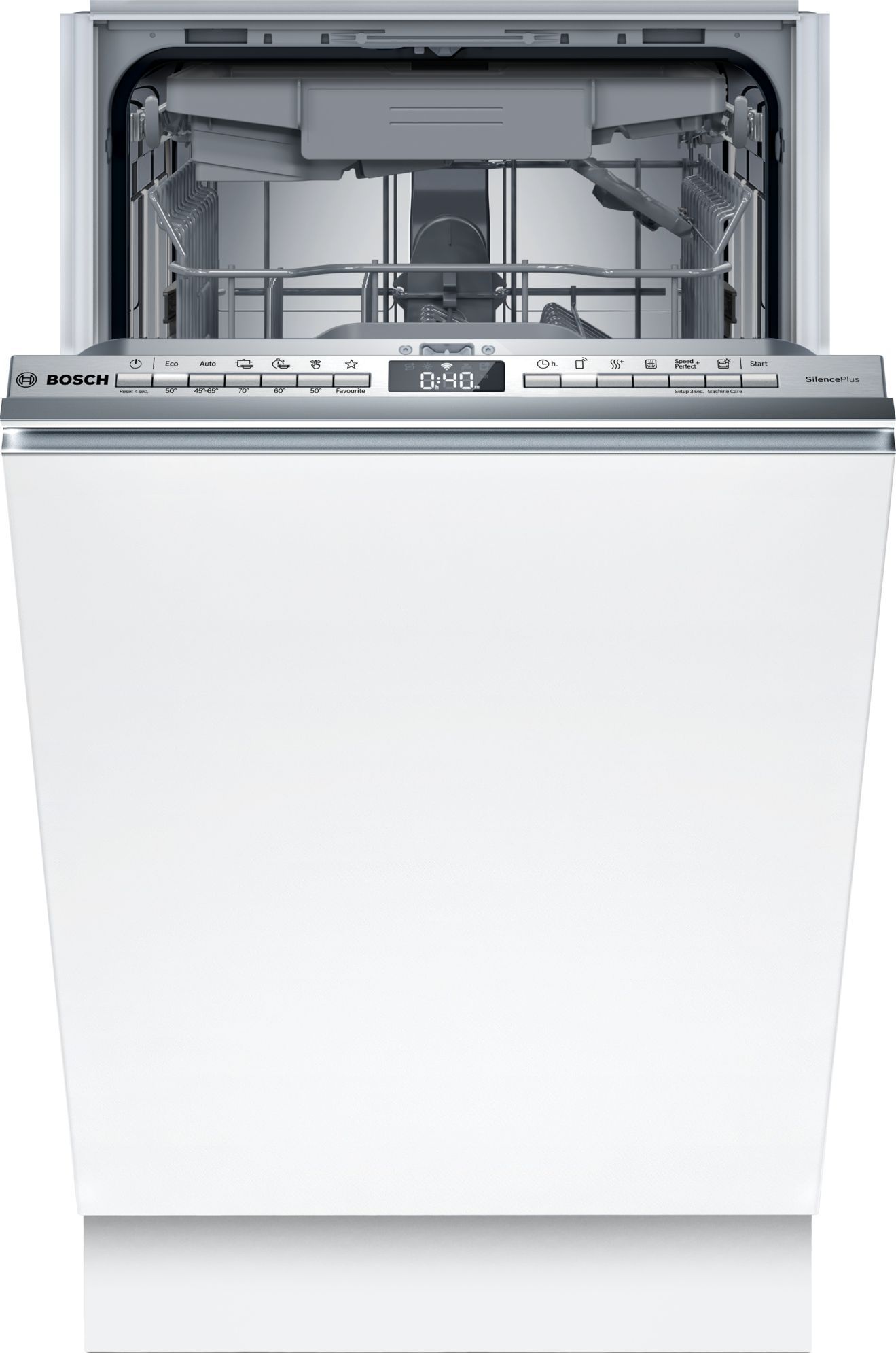 Lave vaisselle tout integrable 45 cm BOSCH Connecté 10 couverts 44dB SPV4EMX11E