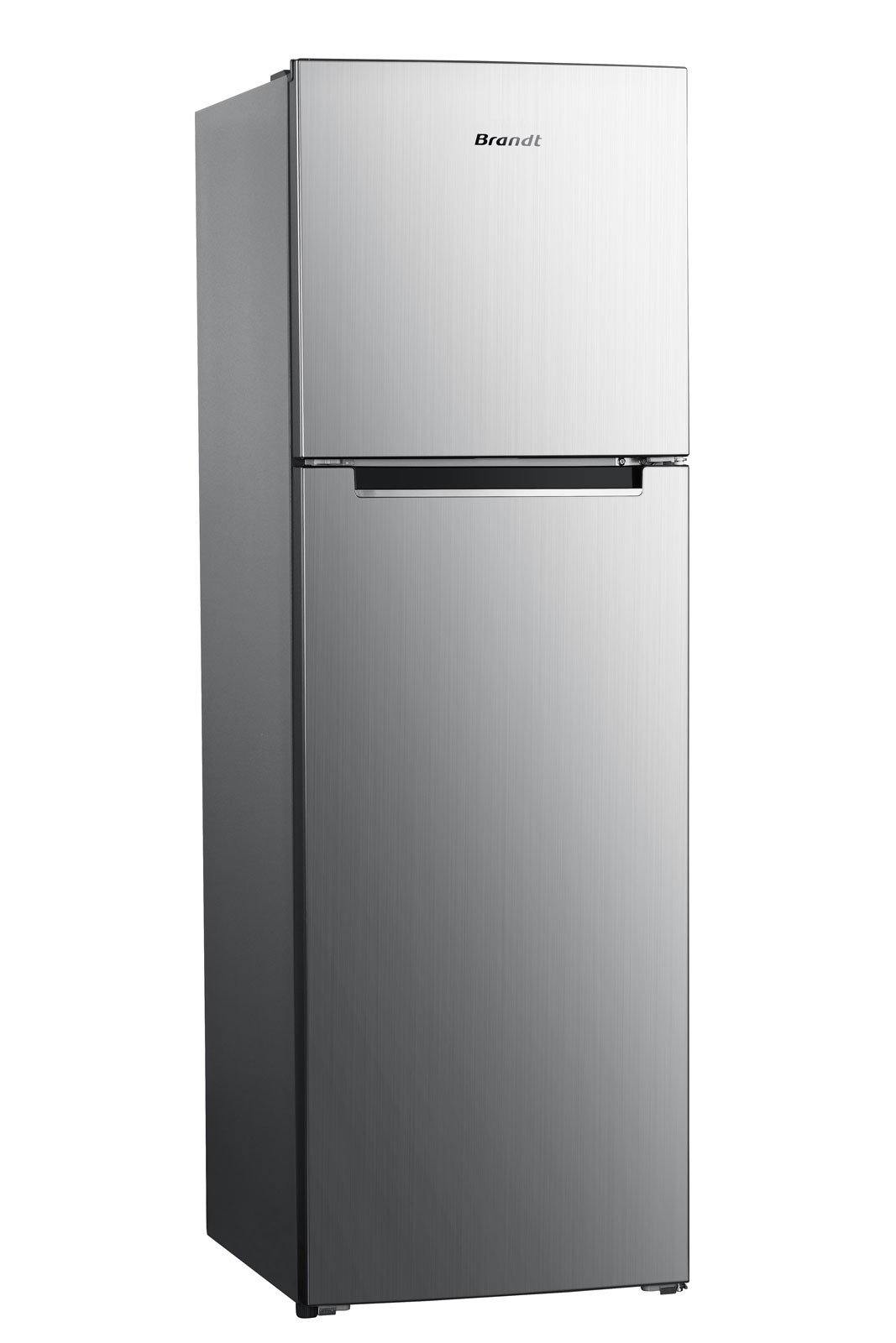 Réfrigérateur congélateur haut BRANDT , Froid No Frost, 248L, Inox BFD6650NX