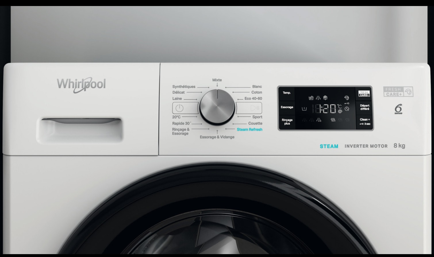 Lave linge Frontal WHIRLPOOL - FFB8489BVFR Lave linge Frontal WHIRLPOOL - FFB8489BVFR
