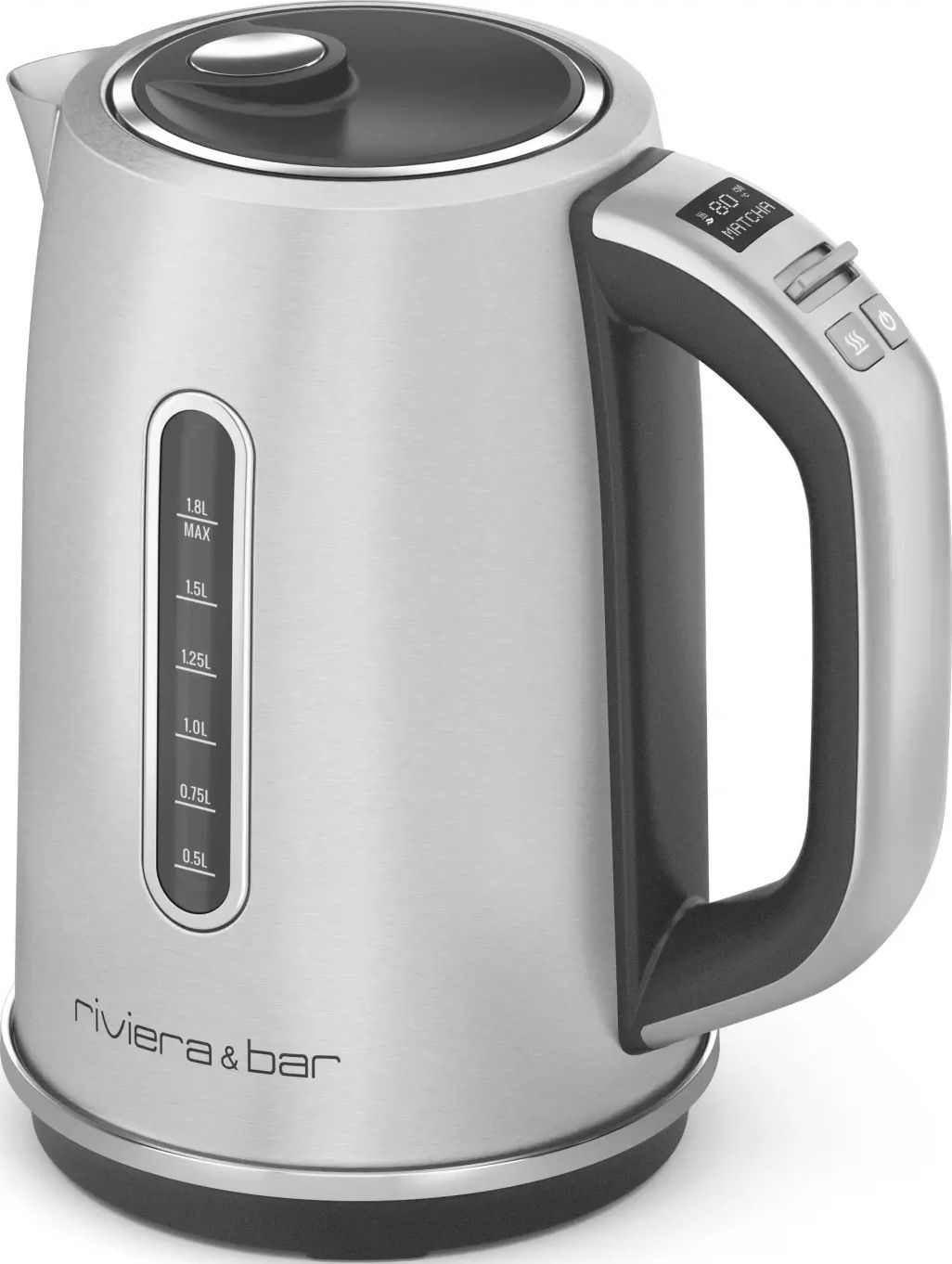 Bouilloire RIVIERA & BAR Température réglable 1.8L 2400W Inox - BBT660