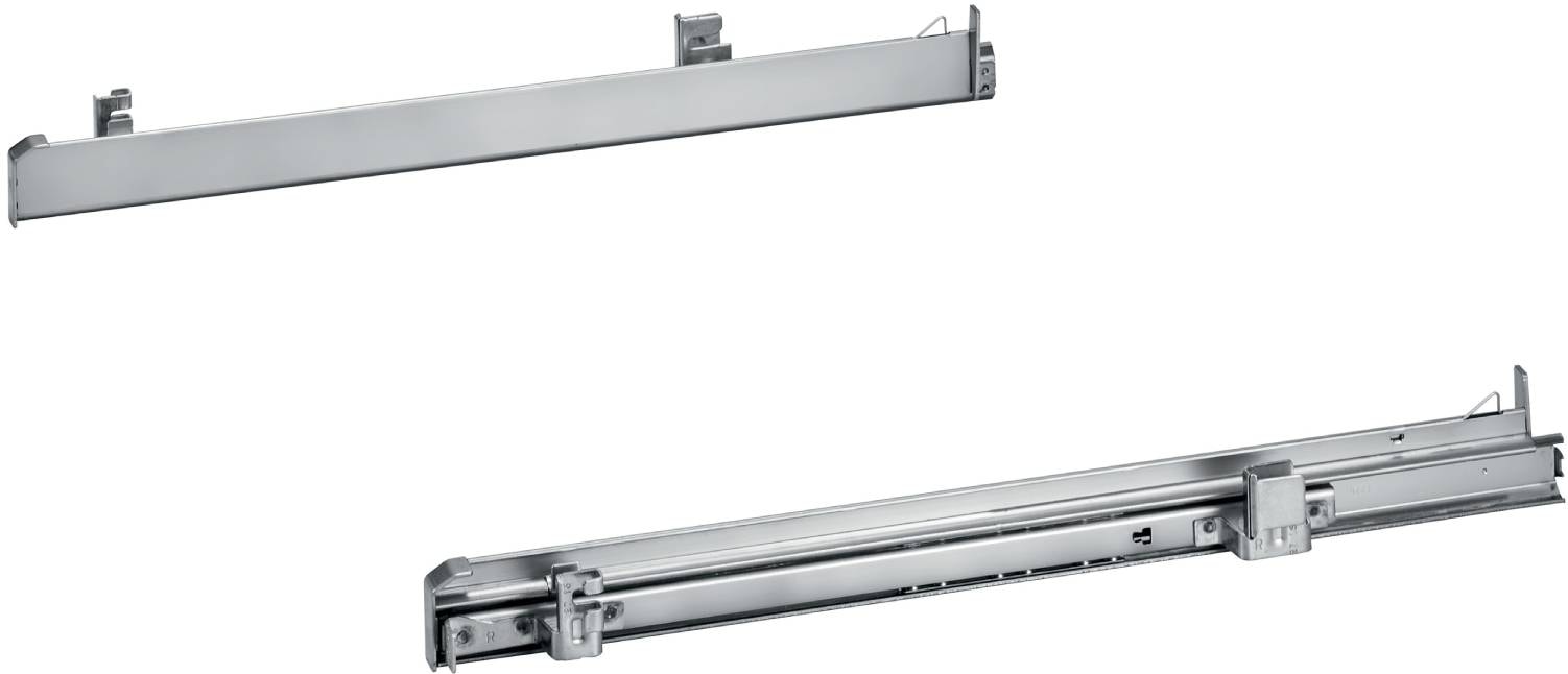 Rail four BOSCH Télescopique Clipsable 1 niveau Inox HEZ538000