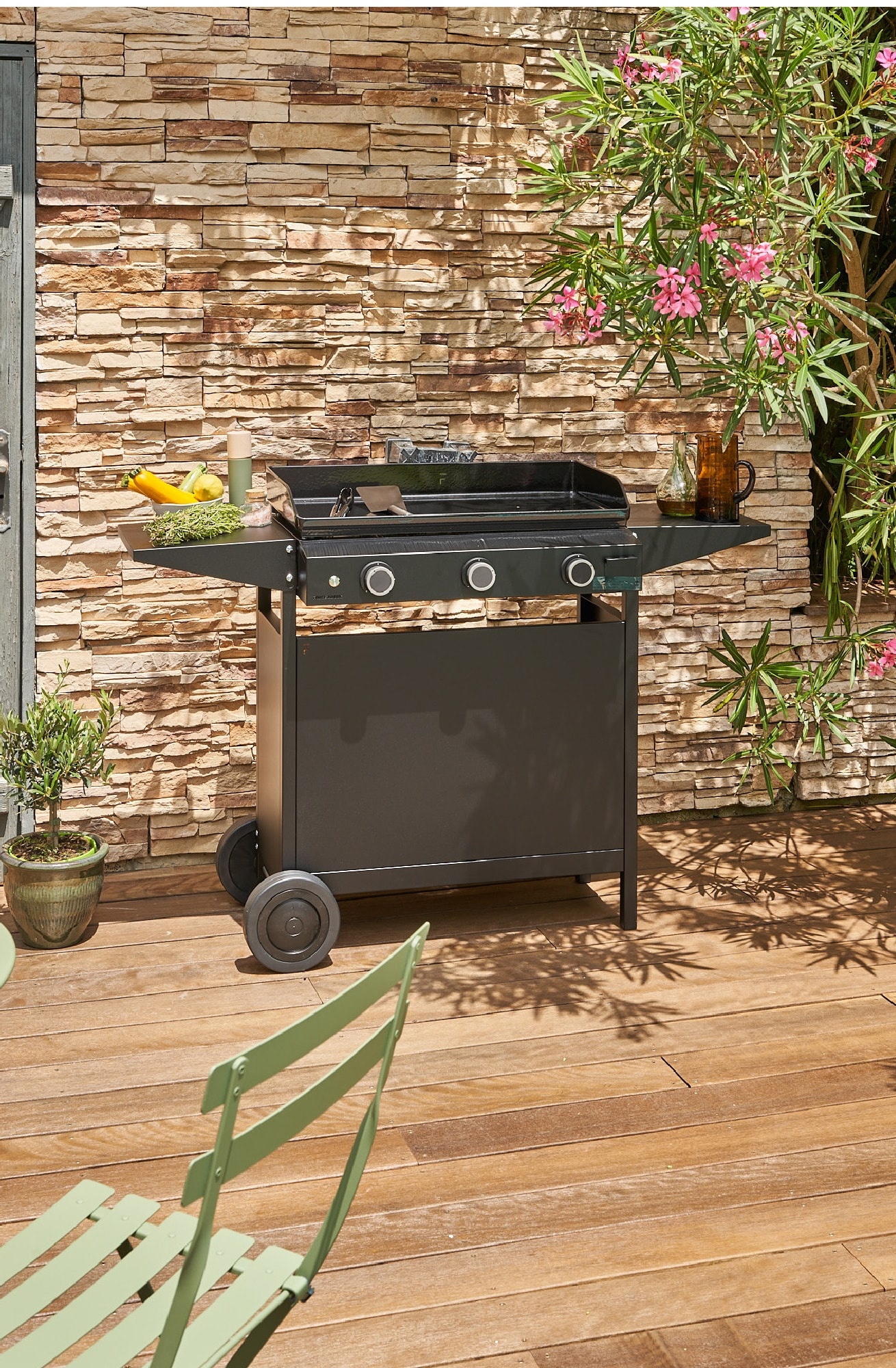 Plancha gaz FORGE ADOUR  - ORIGIN-G-60-A-N