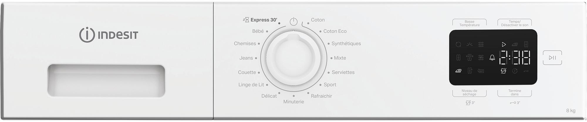 Sèche-linge pompe à chaleur INDESIT - CYSD82DWWFR Sèche-linge pompe à chaleur INDESIT - CYSD82DWWFR