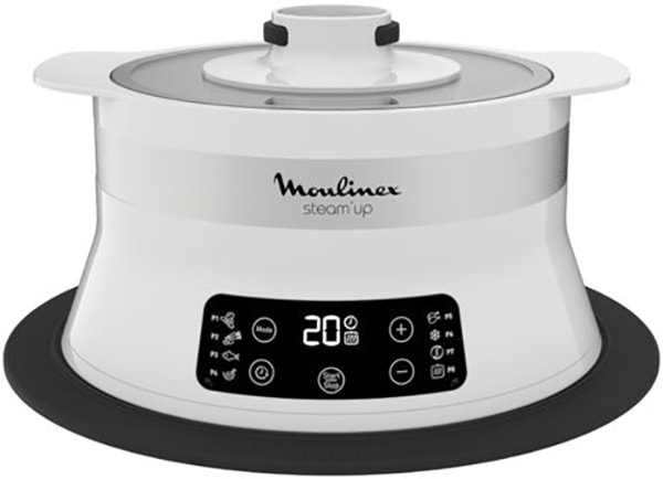 Cuiseur vapeur SEB 700ml 550W Blanc Inox VJ504010
