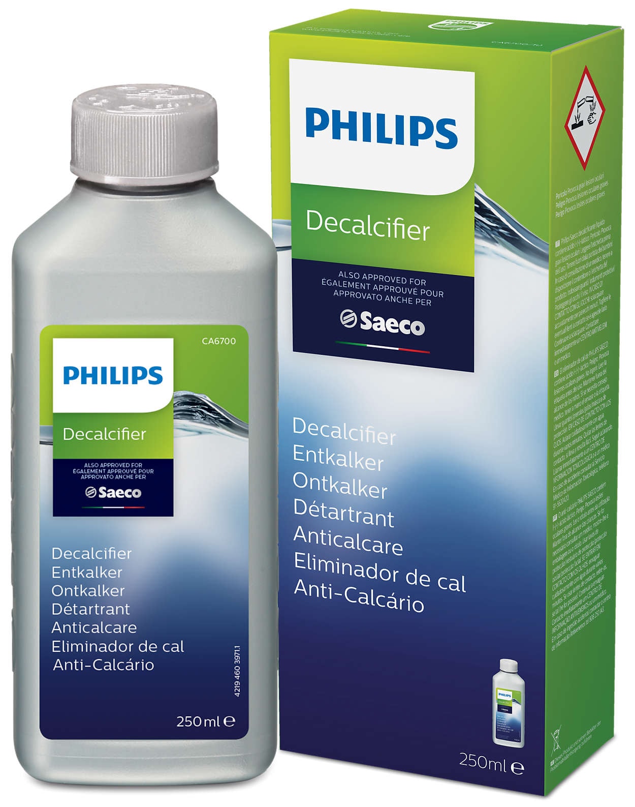 Détartrant cafetière PHILIPS 250ml CA6700/10