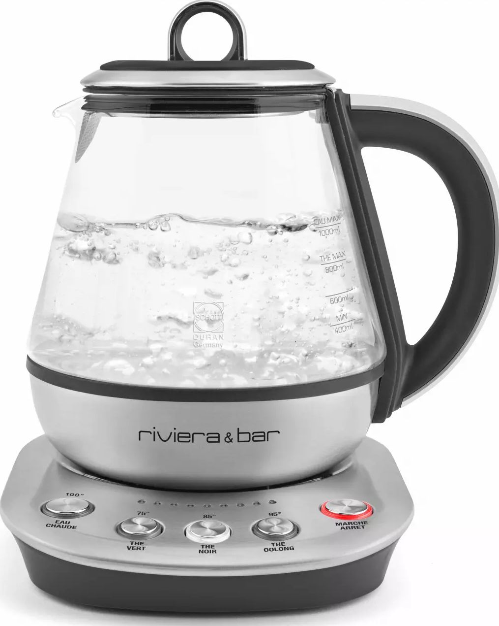 Théière électrique RIVIERA & BAR Température réglable 1L 800W Inox - BTH450