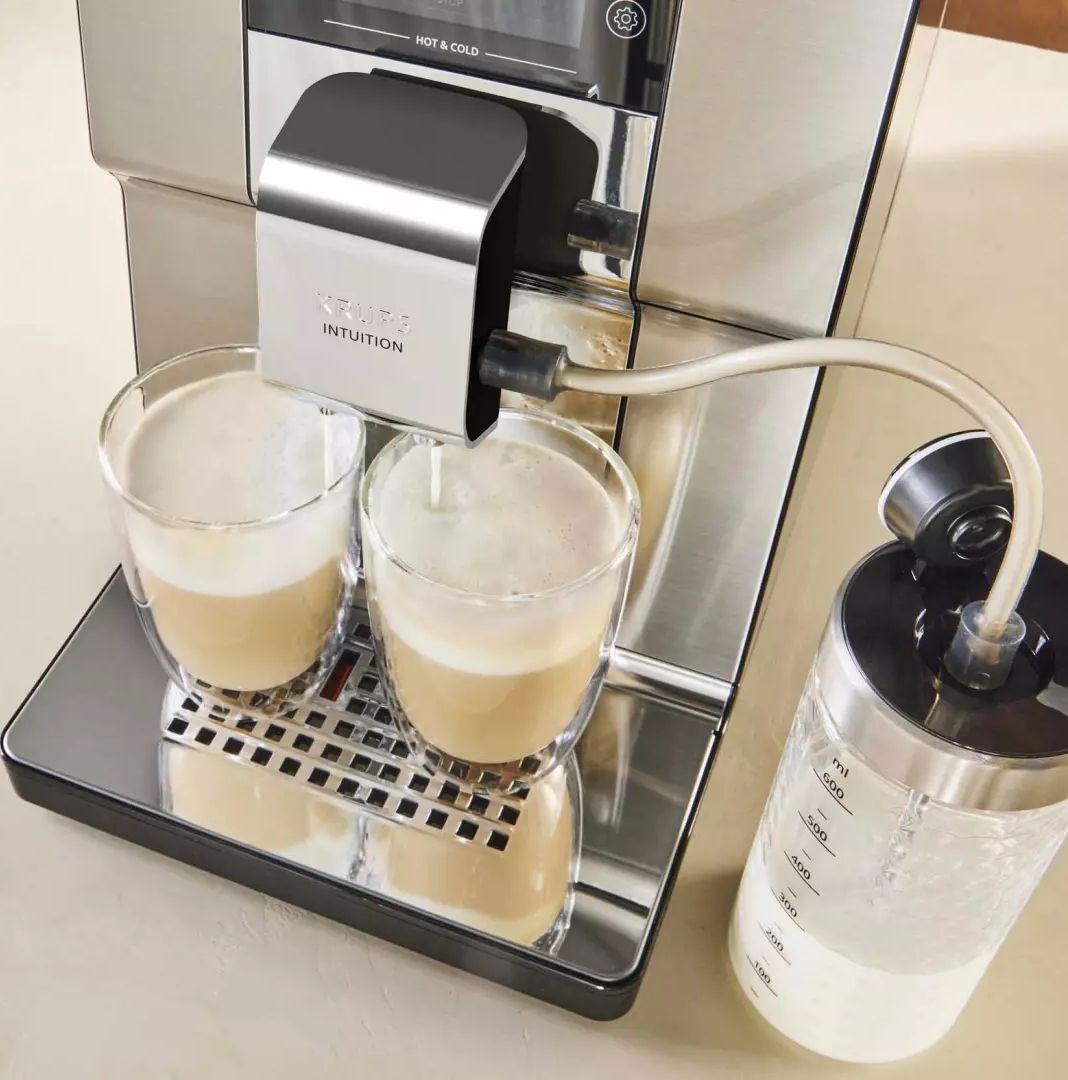 Robot expresso KRUPS Cold Brew Aroma One Touch Cappuccino Argent - EA879EE0