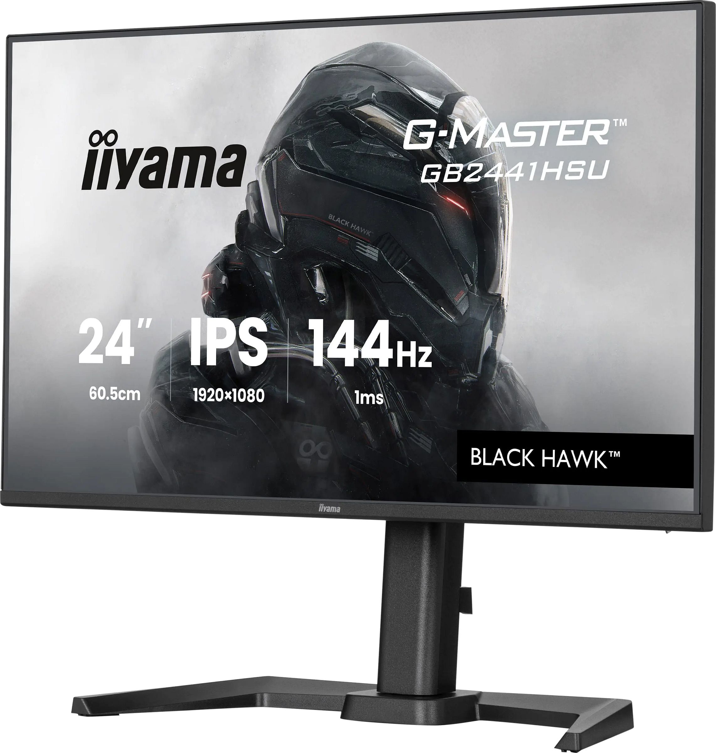 Ecran 24 pouces Full HD IIYAMA IPS HDMI DisplayPort Noir - IIGB2441HSUB1