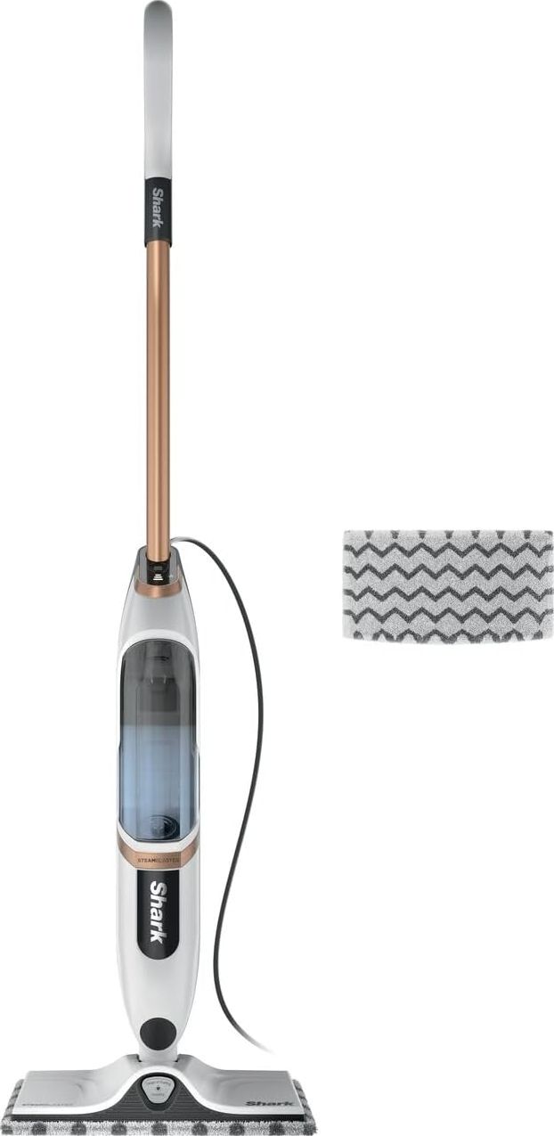 Balai vapeur SHARK 2 tampons lavables Blanc S2001EU