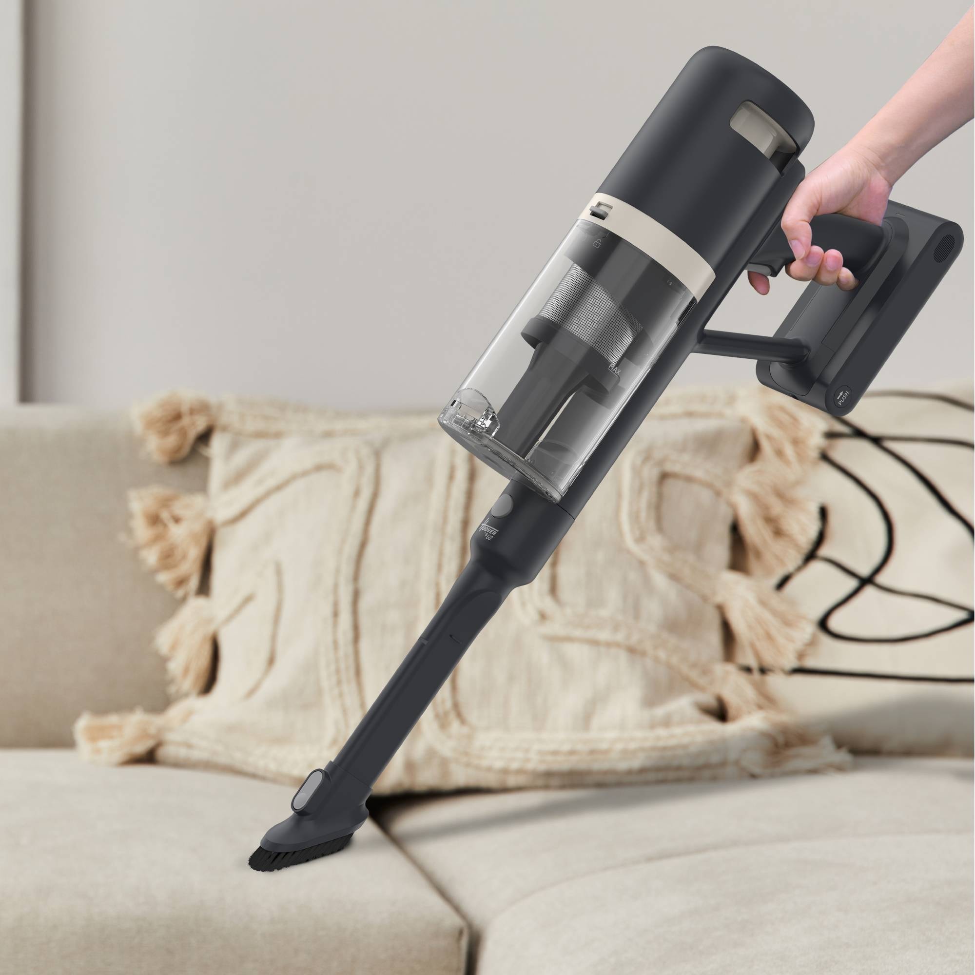 Aspirateur balai HOOVER Hoover Go 45min Tube télescopique Gris - HFG10H011