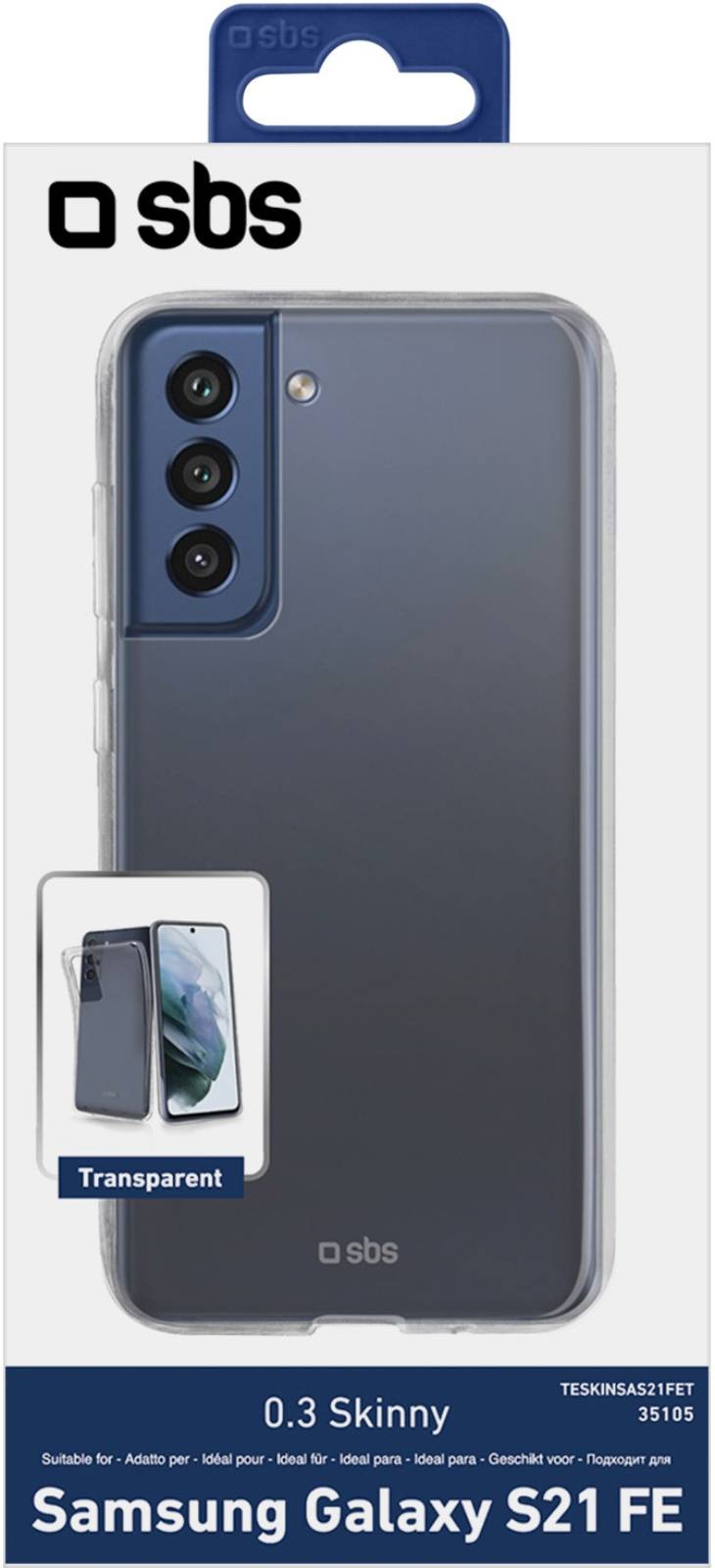 SBS Coque iPhone  Skinny pour Samsung Galaxy S21 FE - COQUESKIN-GAL-S21FE