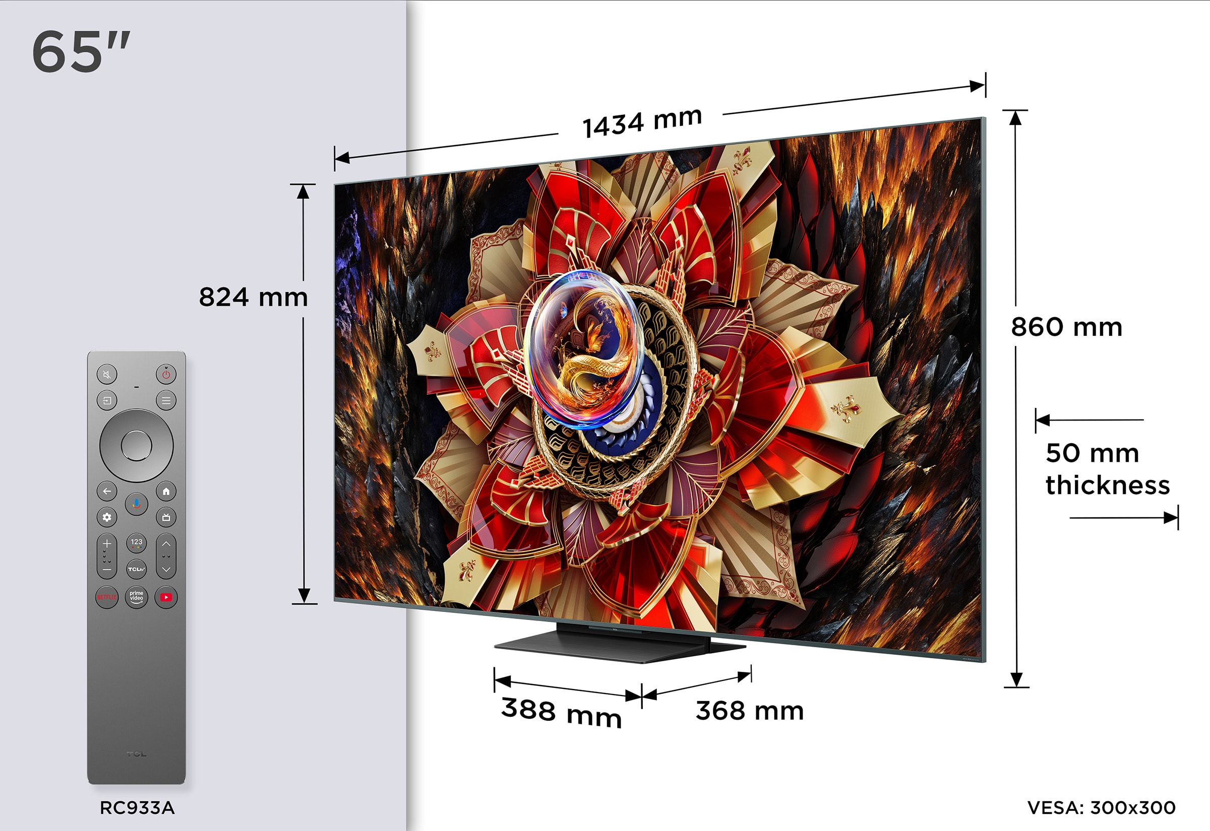 TV Mini LED 4K 164 cm TCL - 65C9K TV Mini LED 4K 164 cm TCL - 65C9K