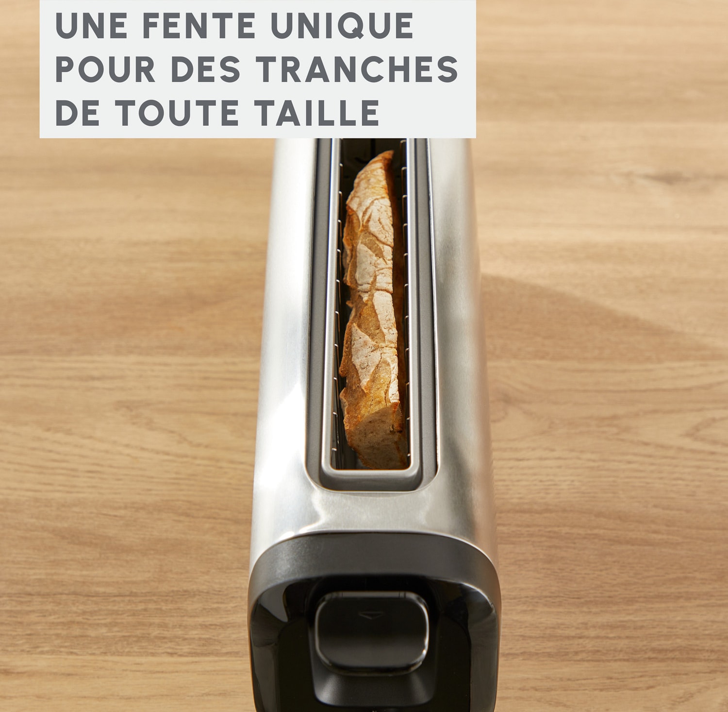 Grille pain MOULINEX 1 fente 1430W Inox - LS5S0DE0