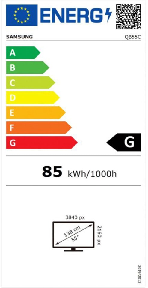 Ecran 55 pouces 4K SAMSUNG  - LH55QBCEBGCXEN